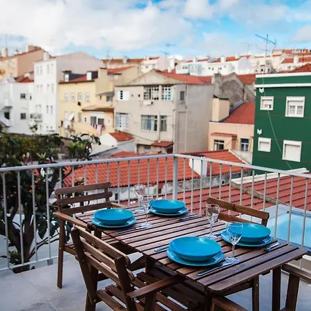 Ferienwohnung FLH Lisbon Sun Terrace Graça IV Exterior foto